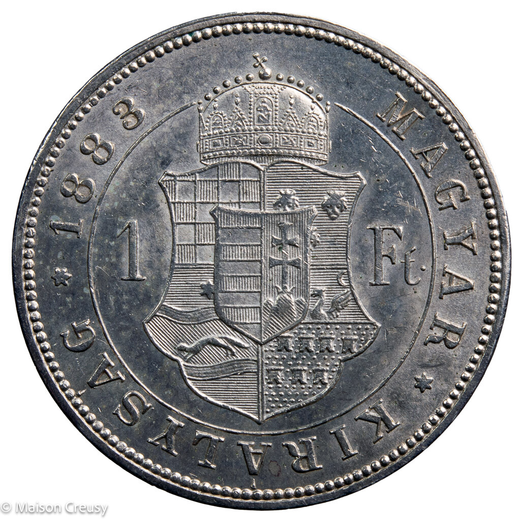 Hongrie Francois Joseph I Forint 1883