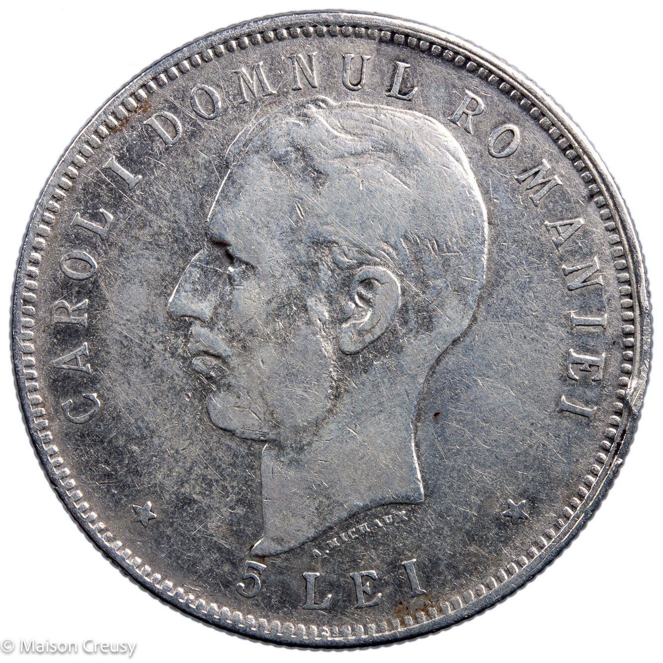 Roumanie Carol Ier 5 Lei 1906