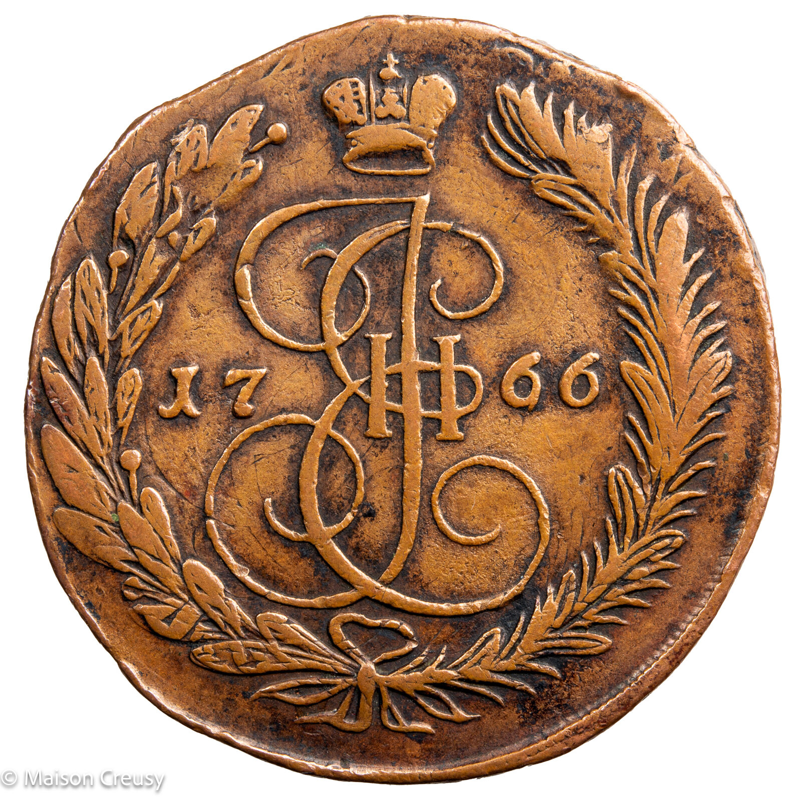 Russie Catherine II 5 kopeks 1766 EM