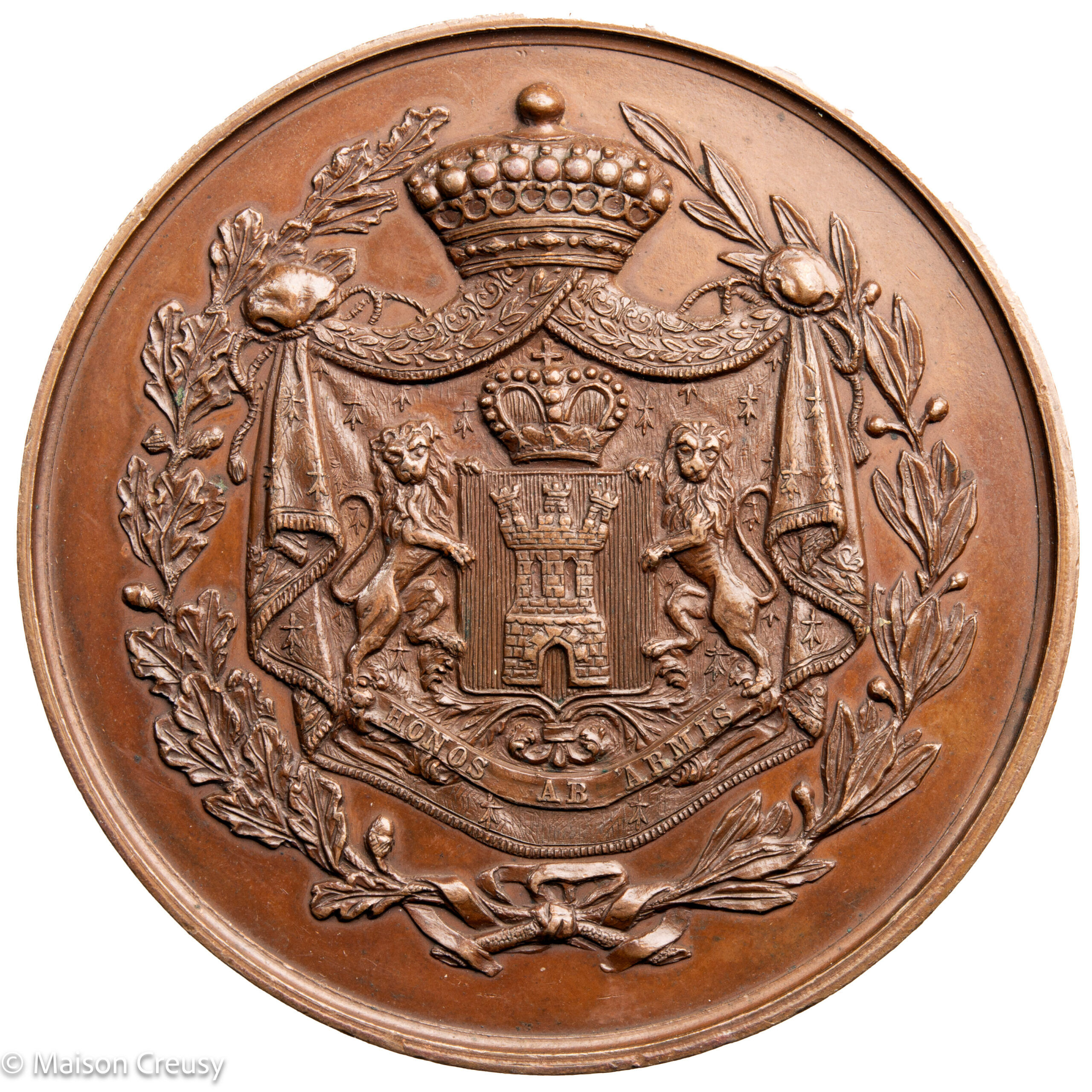 General de Castellane CU Medal Lyon 1851