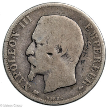 Napoléon III 2 francs 1856 Lyon