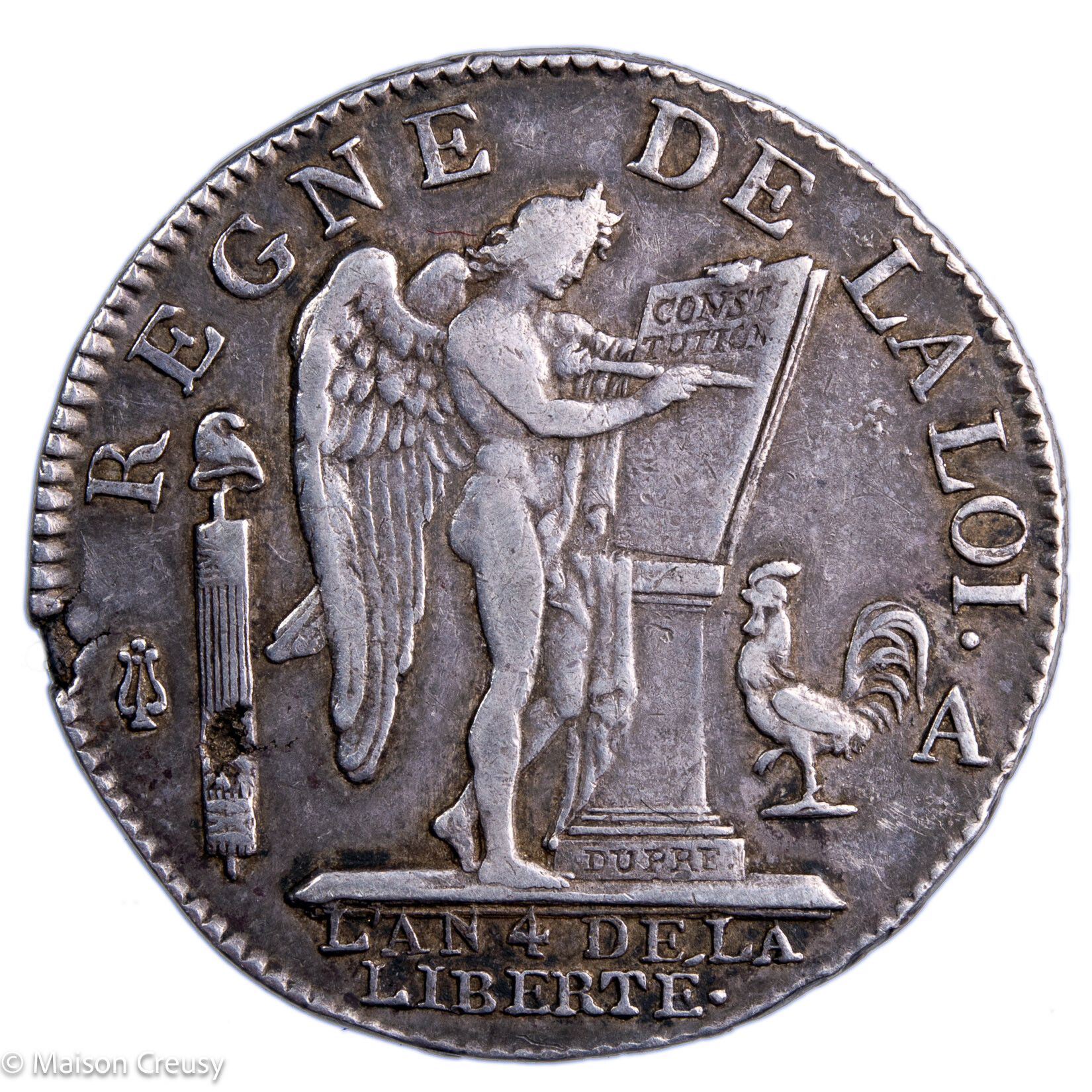 Constitution half écu 1792 Paris