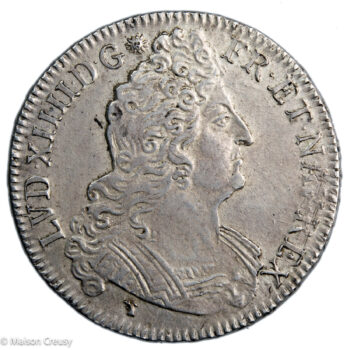 Louis XIV demi écu aux 8L 1708 Lyon