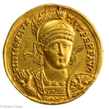 Constance II solidus Nicomédie