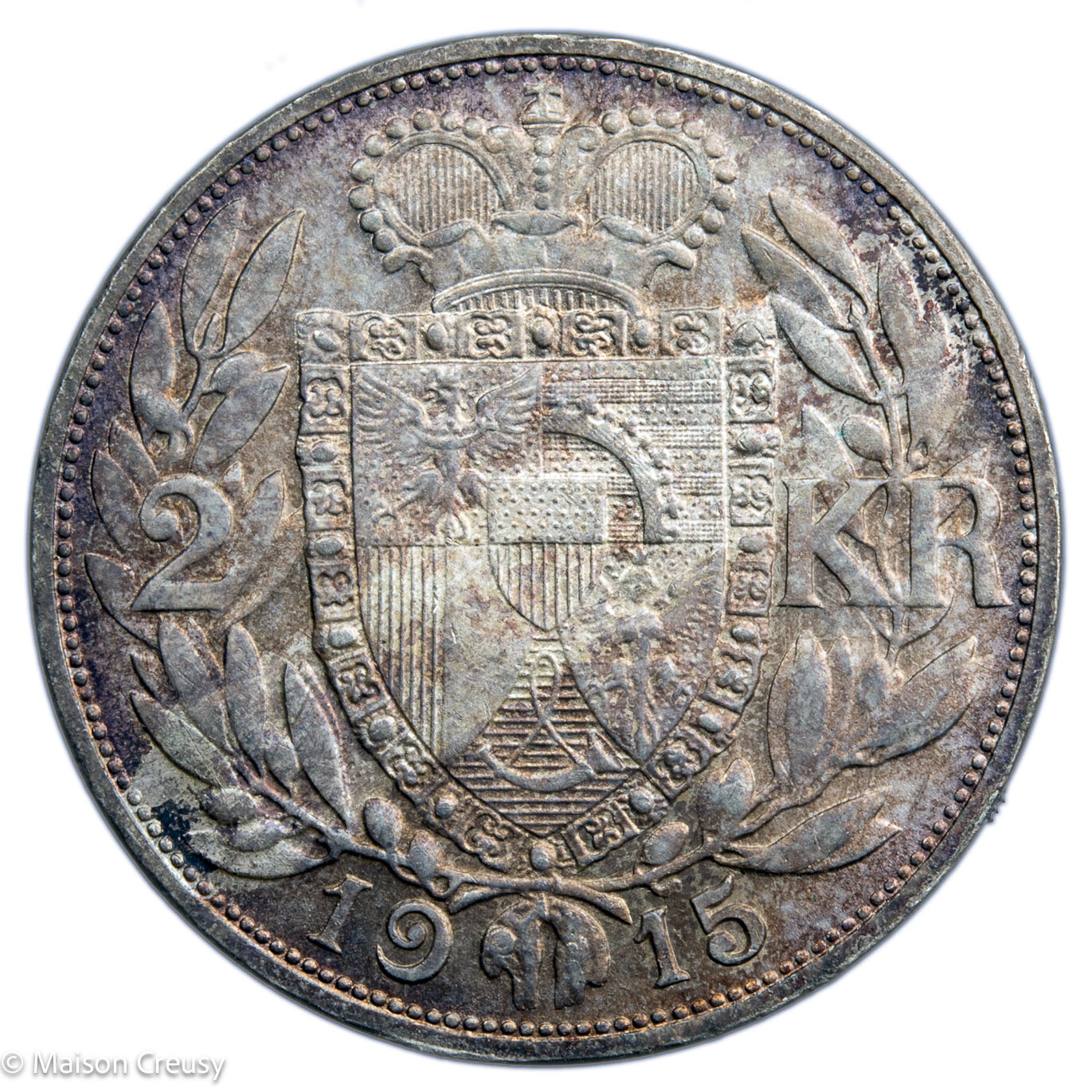 Liechtenstein Jean II 2 kronen 1915