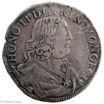 Monaco Honore II écu 1653