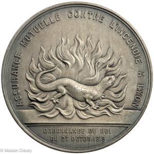 Insurance Token Mutuelle incendie Lyon 1885