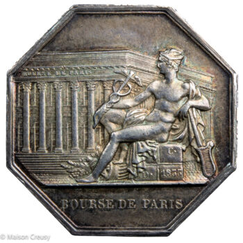 Jeton bourse de Paris 1866