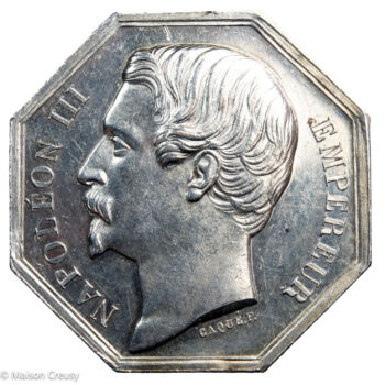 Napoléon III jeton chambre de commerce Bordeaux
