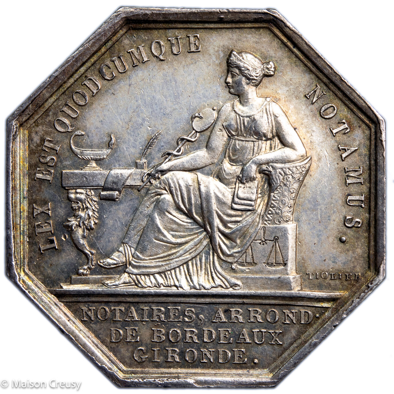 Jeton des notaires de Bordeaux