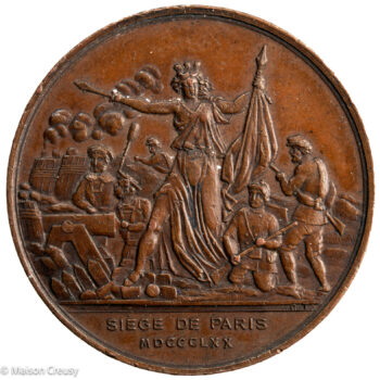 Siege de Paris jeton 1870