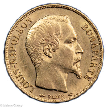 Louis Napoléon Bonaparte 20 francs 1852 Paris