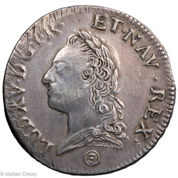 Louis XV écu à la vieille tête 1773 Perpignan