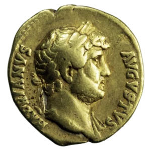 Hadrien aureus Rome 124-125