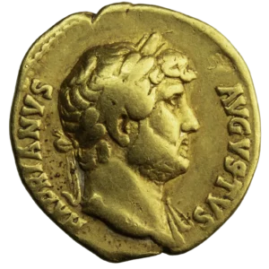 Hadrian Aureus Rome 124--125
