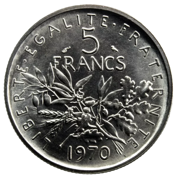 V République Essai 5 francs 1970