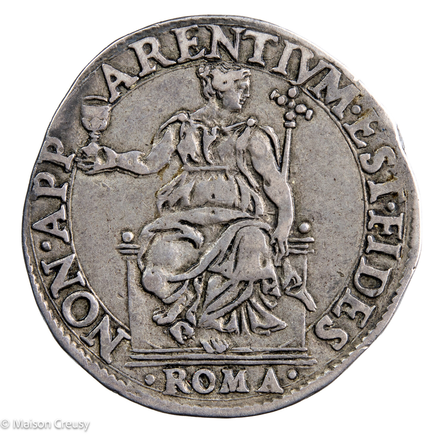 Etats pontificaux Grégoire XIII teston