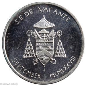 Vatican 500 lire sede vacante 1978