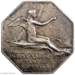 Chamber of Commerce of Lyon silver token