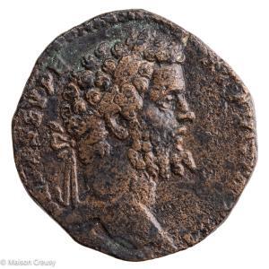 Septimius Severus Æ Sestertius Rome 194