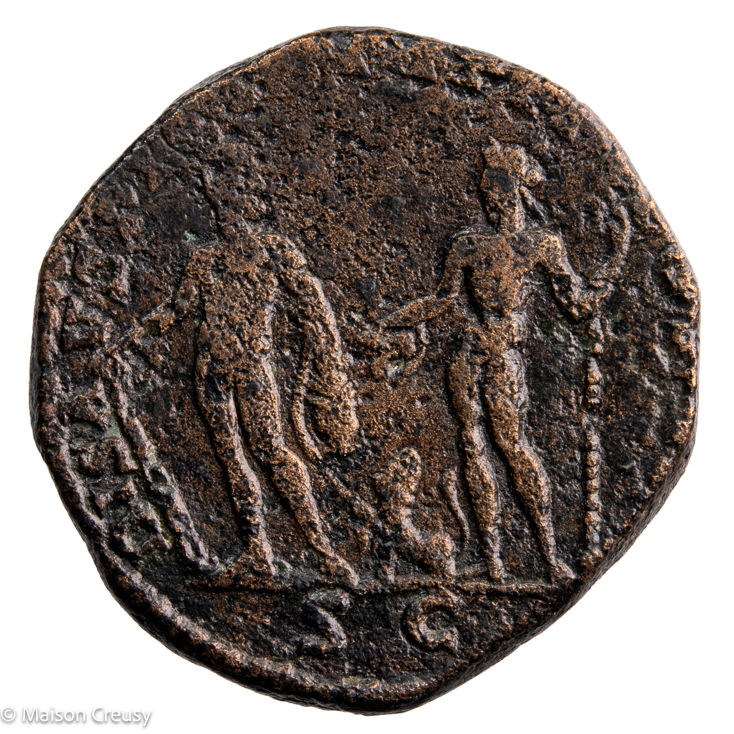 Septimius Severus Æ Sestertius Rome 194