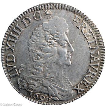 Louis XIV écu aux 8L 1er type Orléans