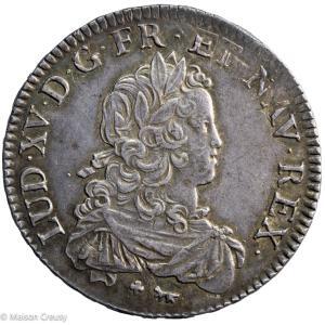 Louis XV écu de France 1720 Paris