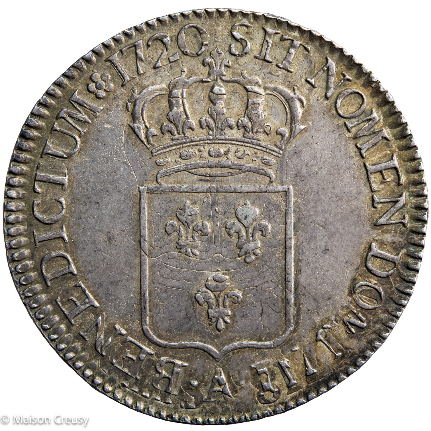 Louis XV écu de France 1720 Paris