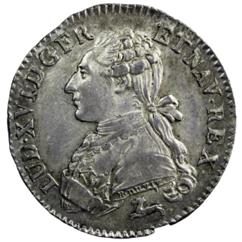 Louis XVI 1/5 écu 1786 Orléans