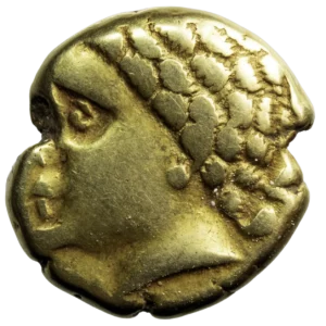 Arvernes statère or type à la lyre