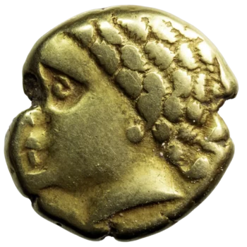 Arvernes statère or type à la lyre