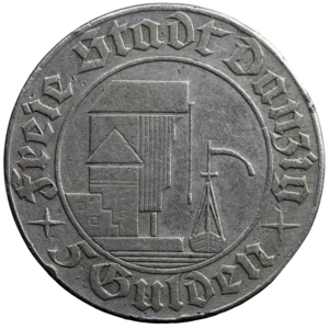 Allemagne Danzig 5 gulden 1932