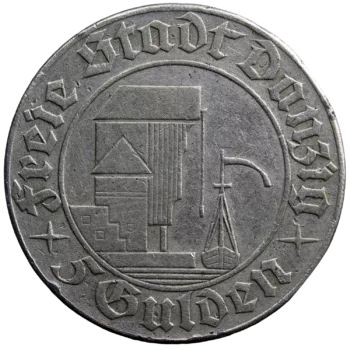 Allemagne Danzig 5 gulden 1932