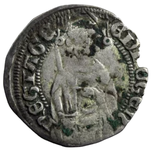 Anglo-Gallic Edward the black prince AR hardi Poitiers mint