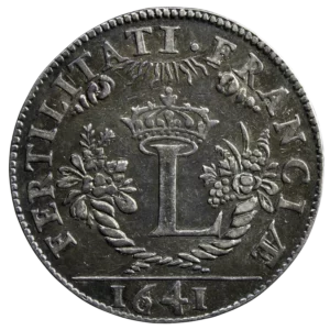 Louis XIII AR Jeton 1641 chambre aux deniers