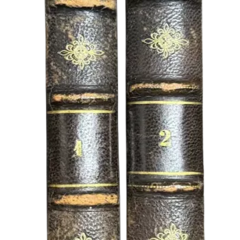 Byzantine Coins by J. Sabatier, leather-bound edition.