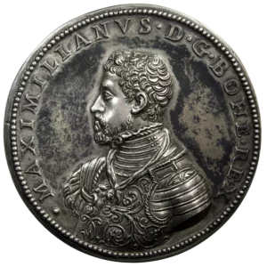Germany Maximilian II AR medal by Leone Leoni