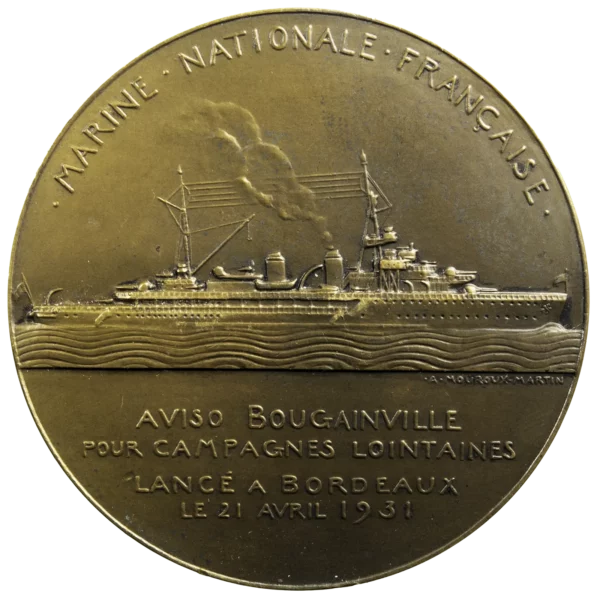 Médaille aviso Bougainville 1931