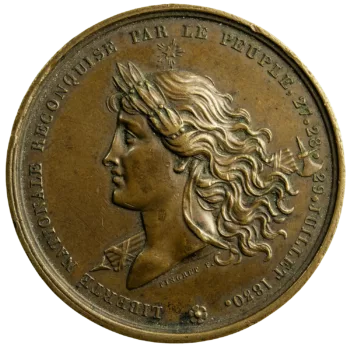 Louis Philippe médaille 27 28 29 Juillet 1830