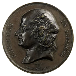 Pierre Jean de Beranger CU medal