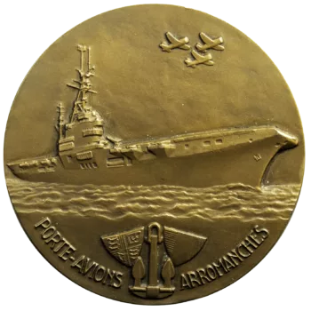 Médaille porte-avions Arromanches 1944