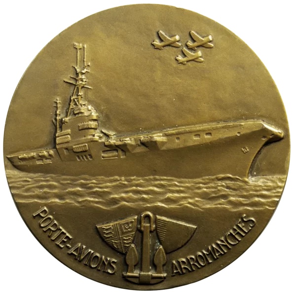 Médaille porte-avions Arromanches 1944