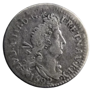 Louis XIV 4 sols aux 2L 1692 Rennes