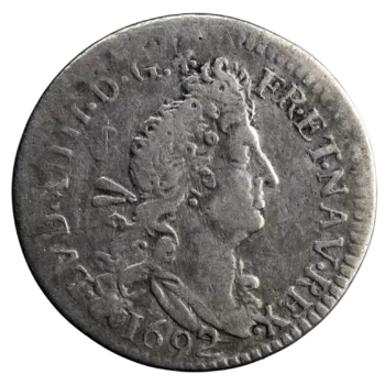 Louis XIV 4 sols aux 2L 1692 Rennes