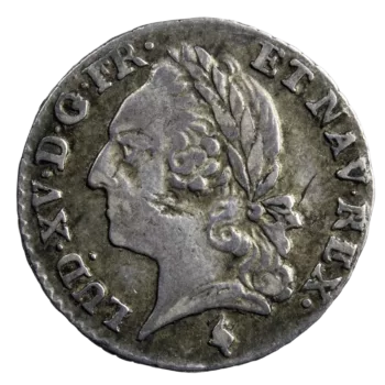 Louis XV 1/20 écu à la vieille tête 1779 Paris