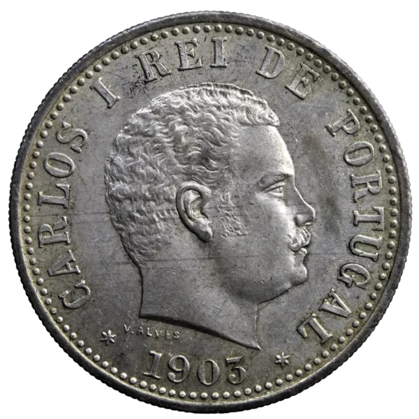 Indes Portugaises Carlos I Roupie 1903