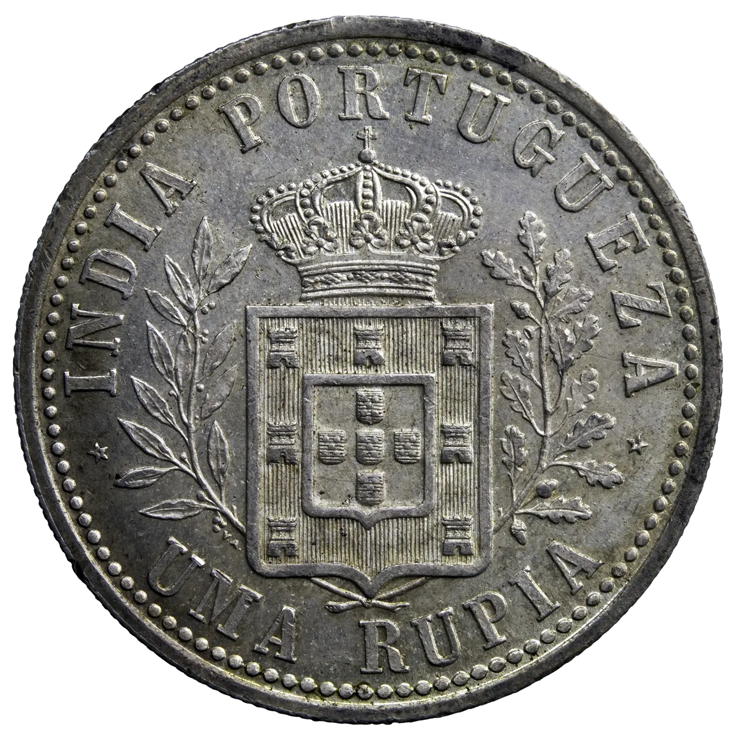 Indes Portugaises Carlos I Roupie 1903