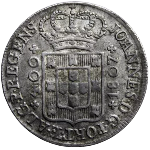 Portugal Jean prince regent 400 Reis 1807