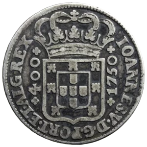 Portugal Jean V 400 reis 1750