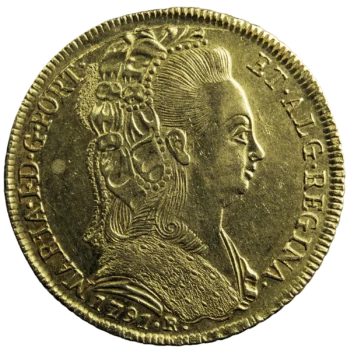 Brésil Maria 6400 Reis 1791 Rio